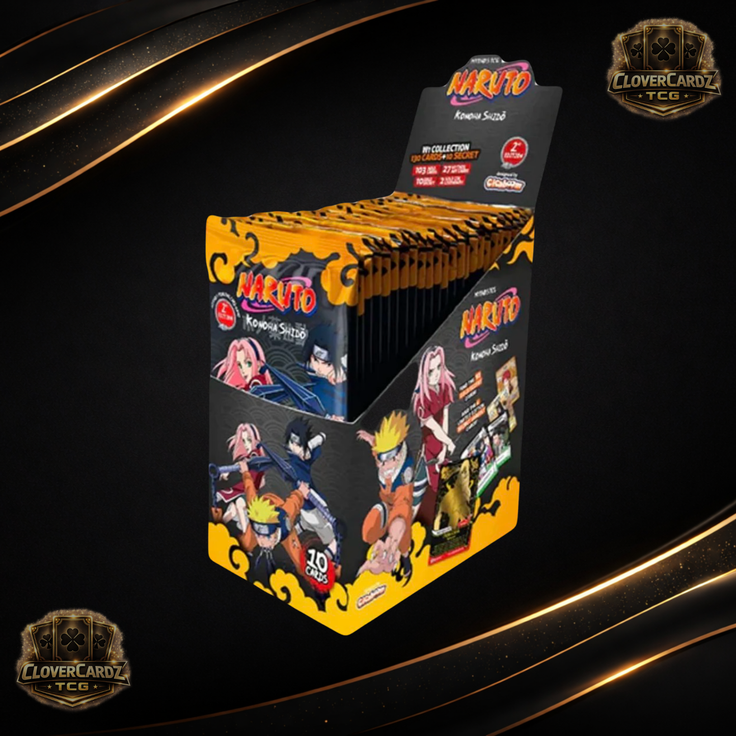 Naruto Mythos TCG Display: Konoha Shido (2nd Edition)